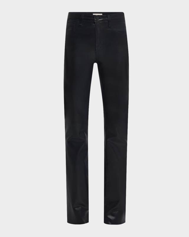 Ruth High-Rise Coated Straight Jeans